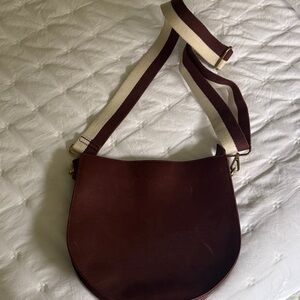 Brown Leather Crossbody Bag